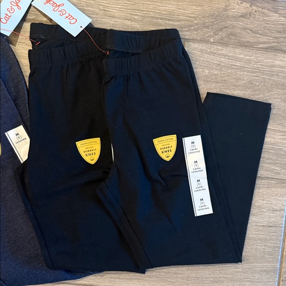 NWT Cat & Jack 4 legging bundle me Sz M-8 - Picture 2 of 5